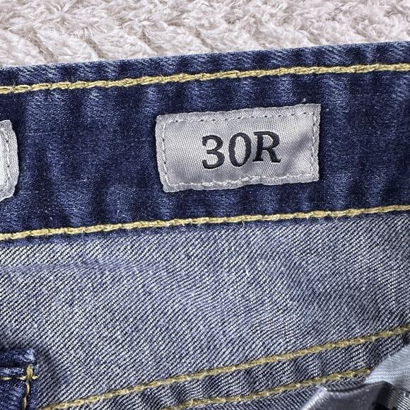 BKE Aaron Jeans Mens Size 30R 30x32 Blue Slim Fit Stretch Wiskered Denim - Picture 4 of 14